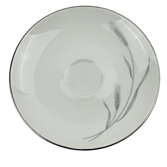 Johann Haviland Silver Wheat Saucer Only Silver Rim Replacement - Picture 1 of 4